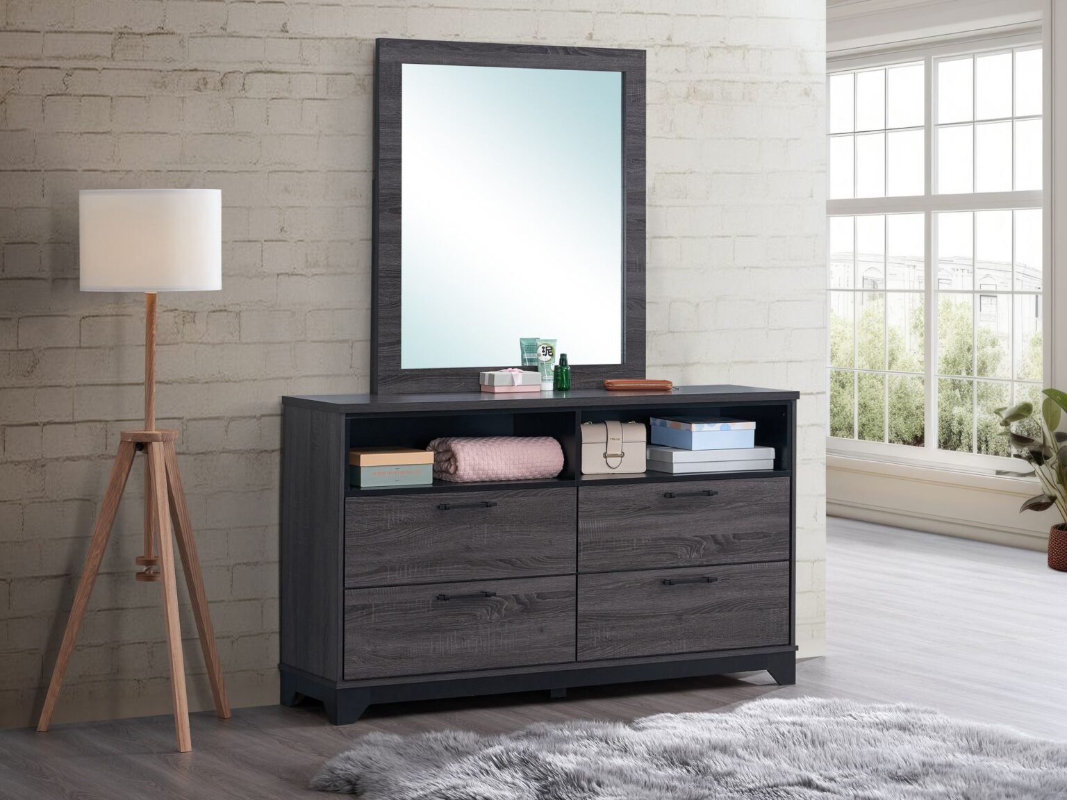 Angelina Bedroom Set Grey Only Queen Set Aconcagua