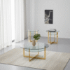Emma 3PC Coffee Table Set Gold