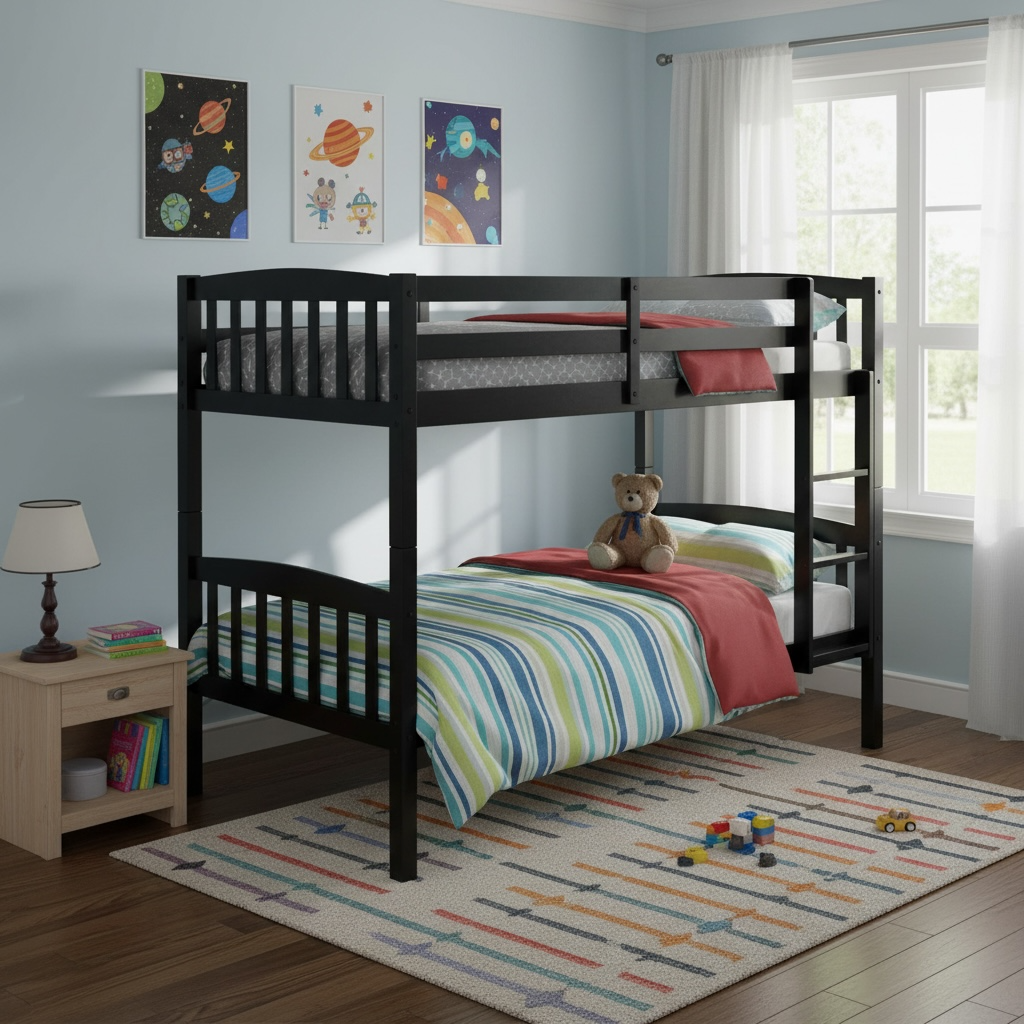 bunkbed blk Bunkbed Black T/T