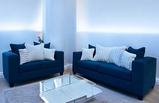 Sofa & Loveseat Navy