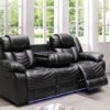 Cassio Recliner Set Black (SOLD OUT)