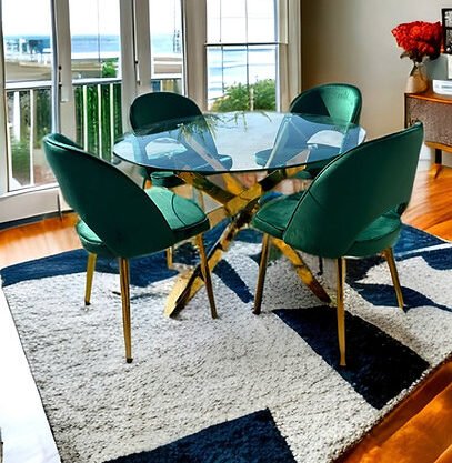 Green Gold Round Dining (SOLD OUT)