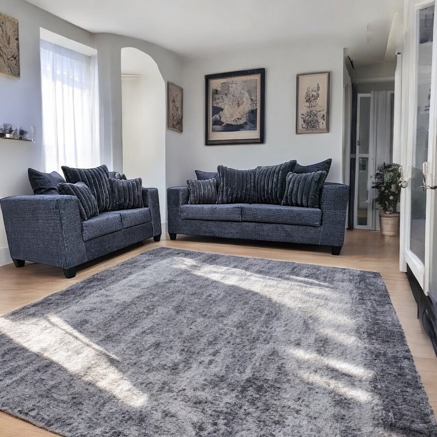 Sofa and Loveseat Charcoal