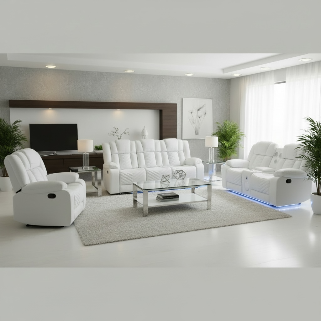 Cassio White W/ Subwoofer (BACK IN STOCK)