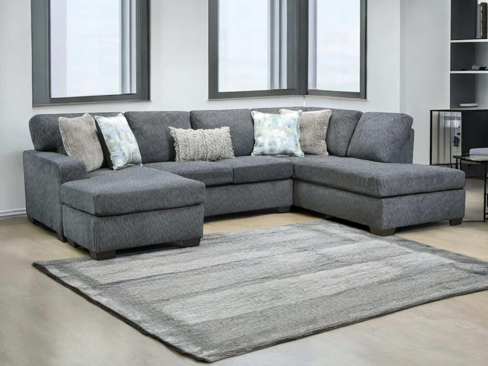Roxy Sectional Charcoal