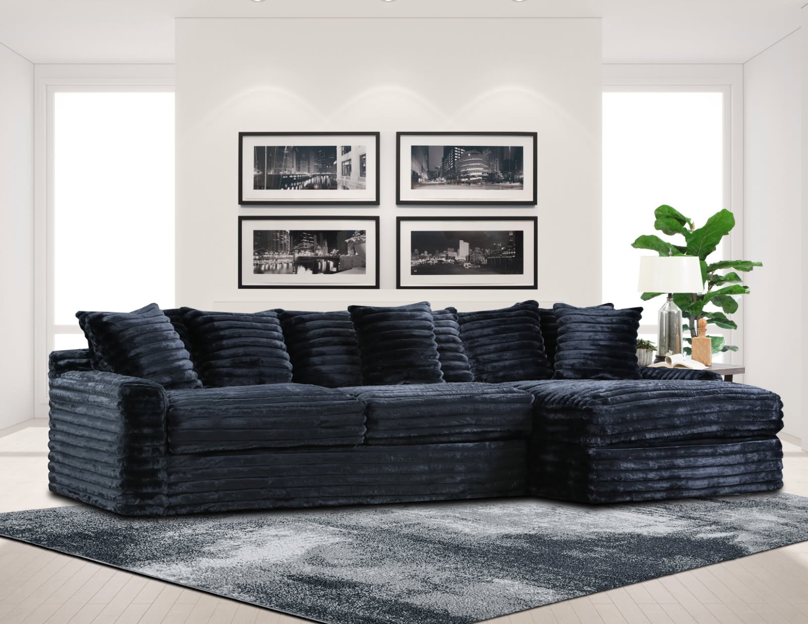 Sectional Onyx (Oversized) (ETA 6/30)