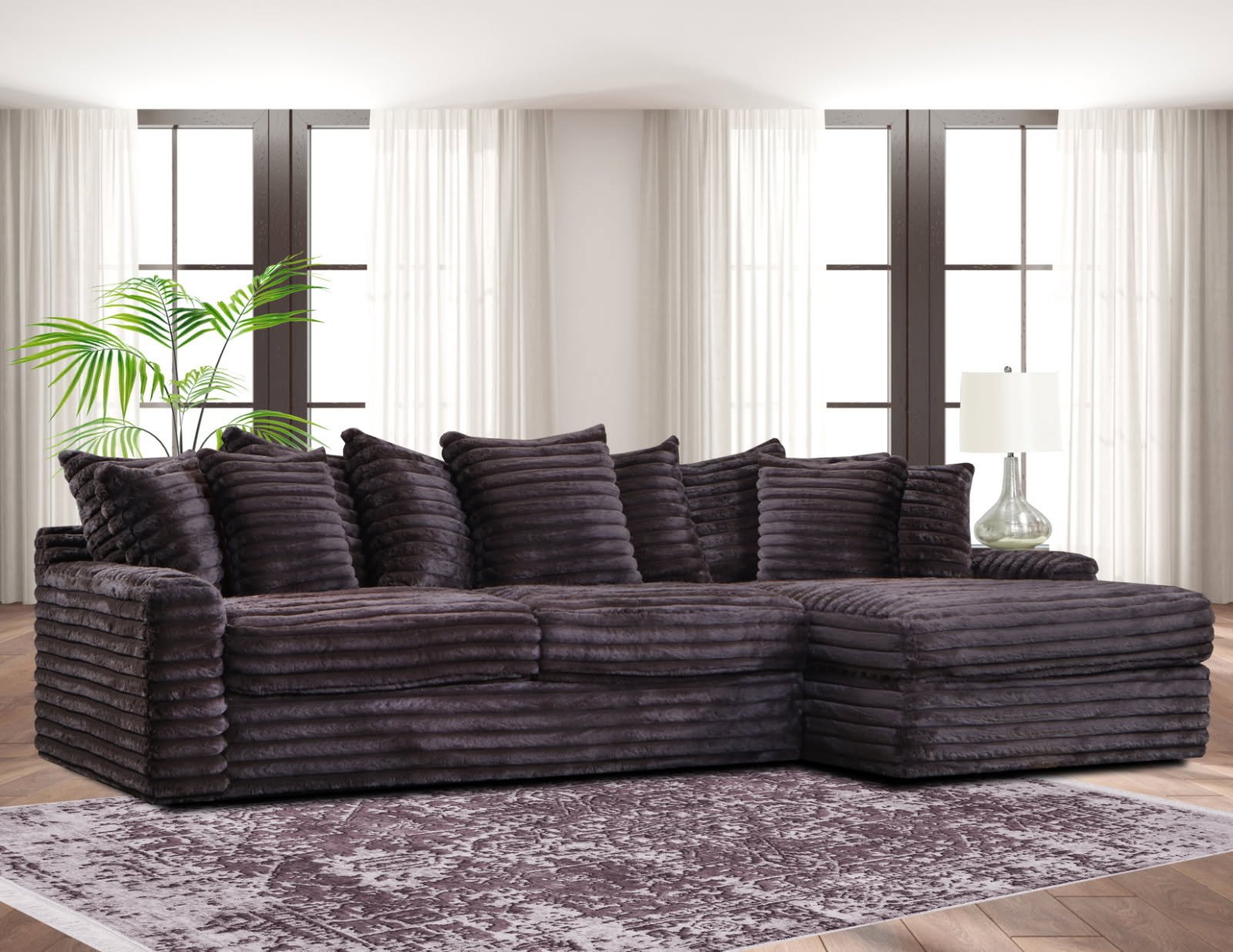 4000 Sectional Brown (ETA 6/30)