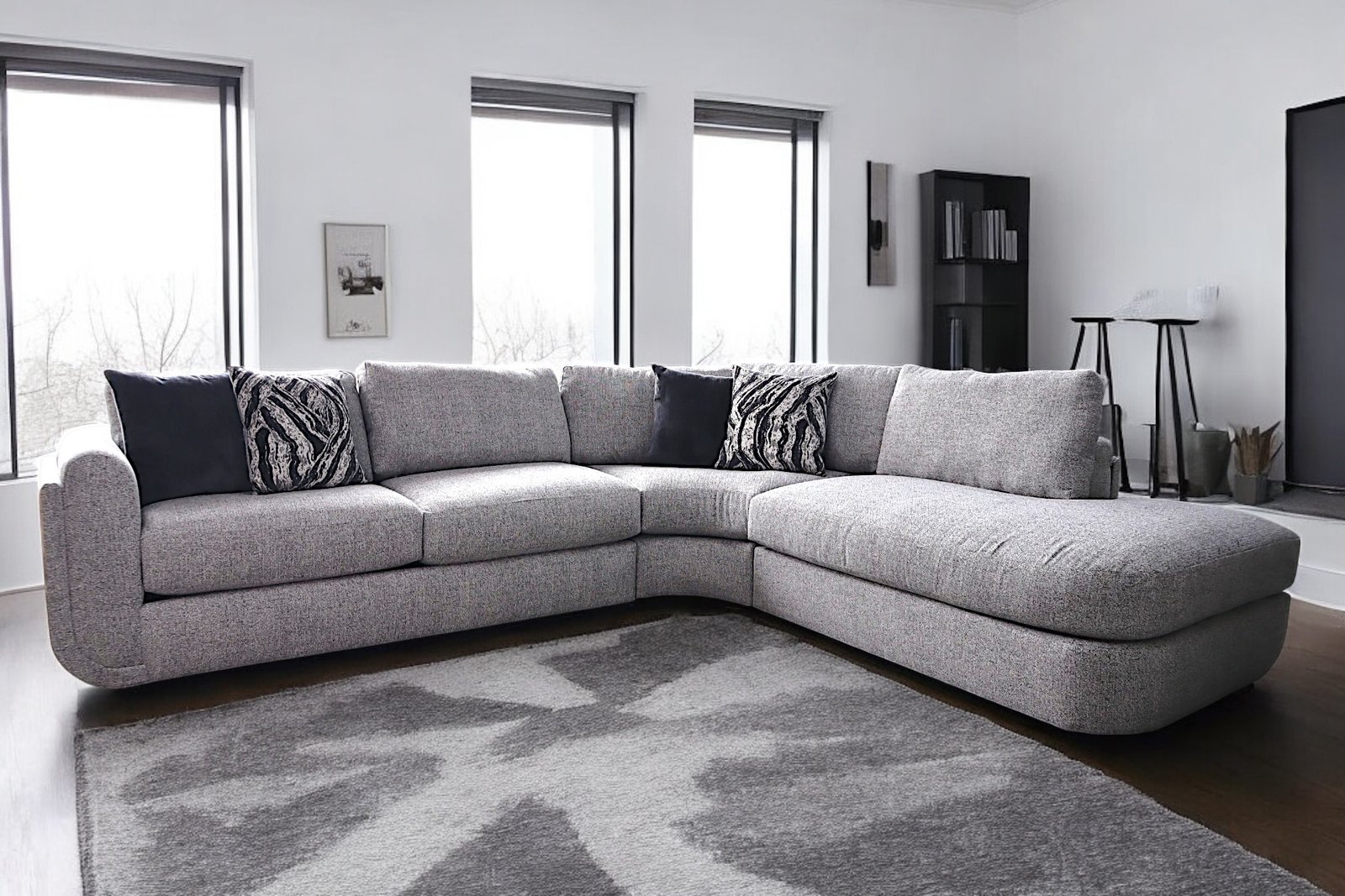 SECTIONAL IN GREY-Photoroom Murphy Sectional