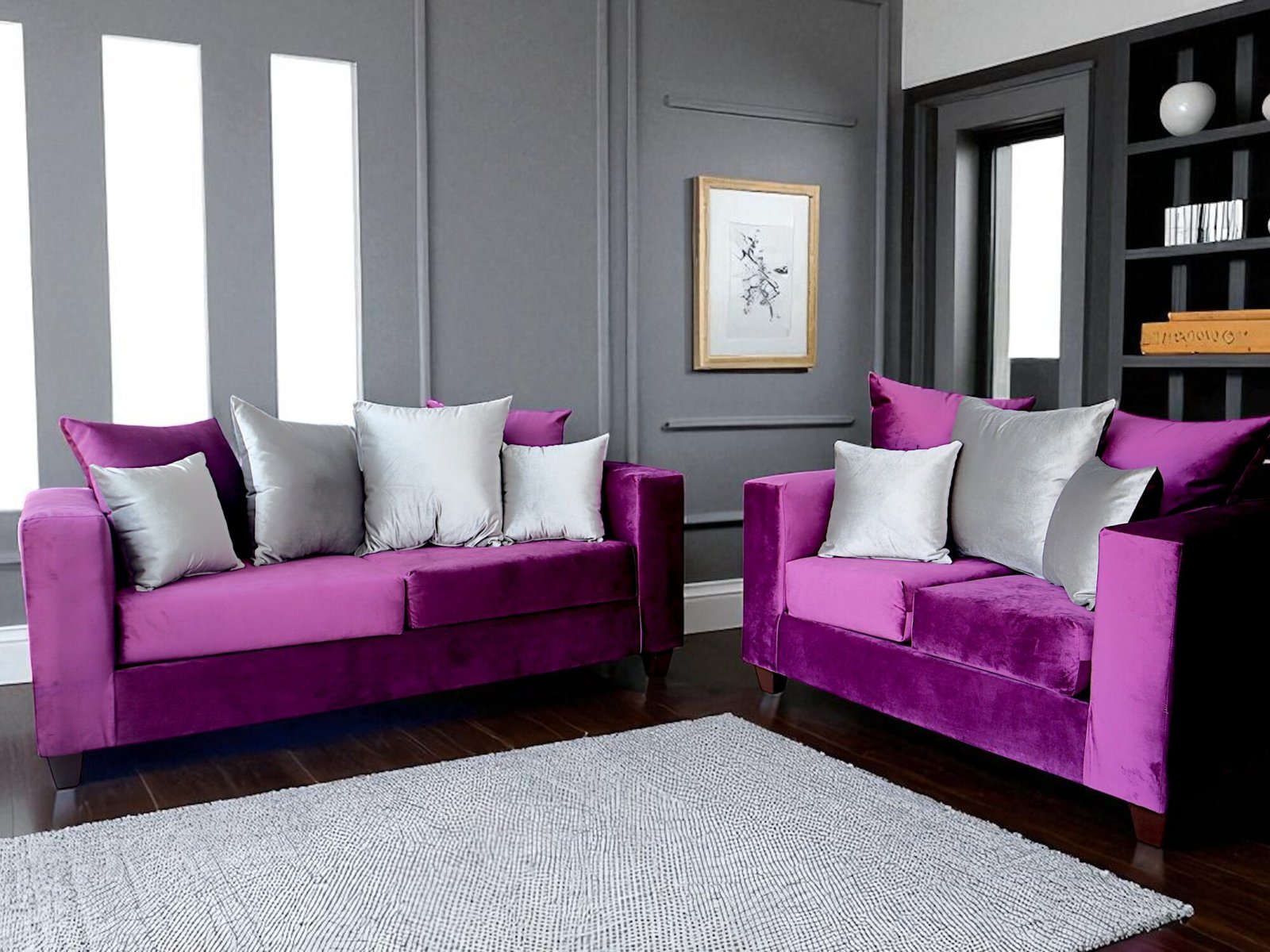 Sofa & Loveseat Violet