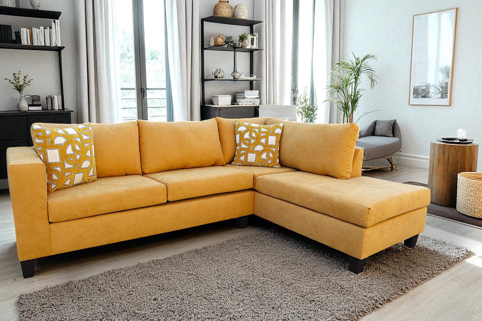 Sectional Yellow