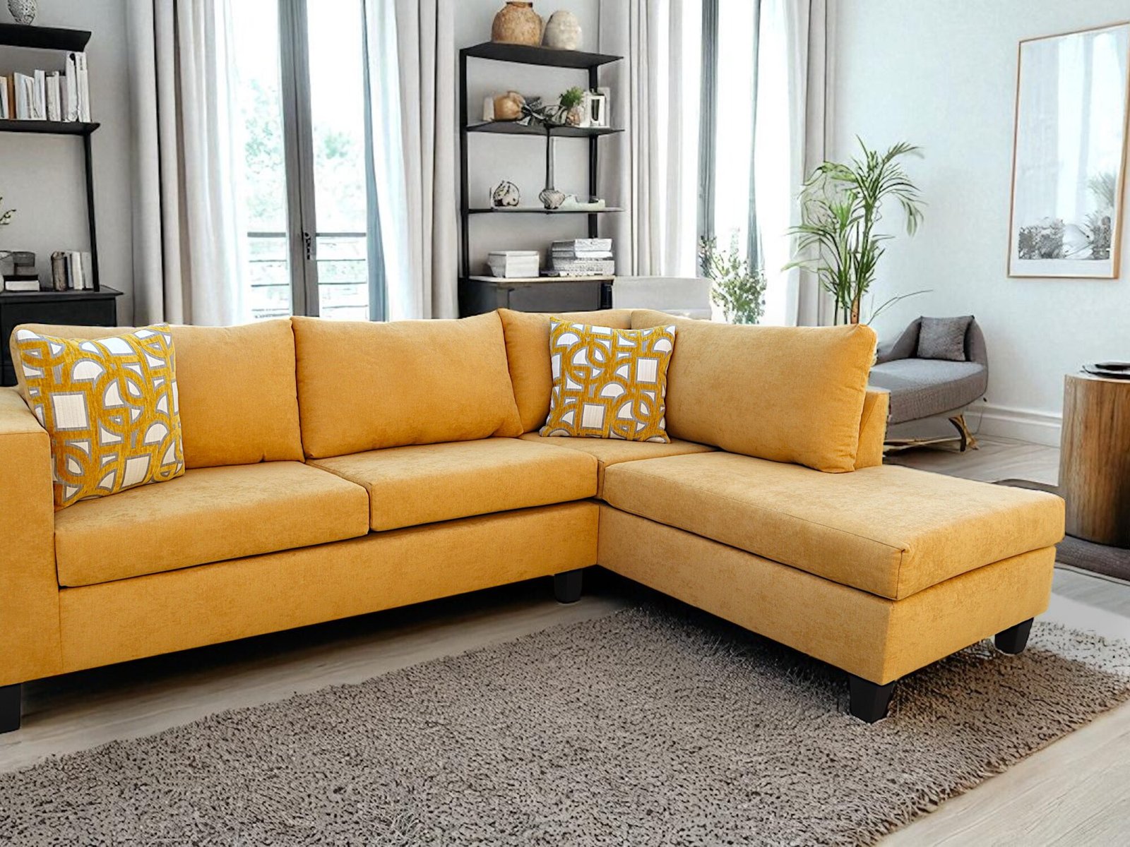 Sectional Yellow