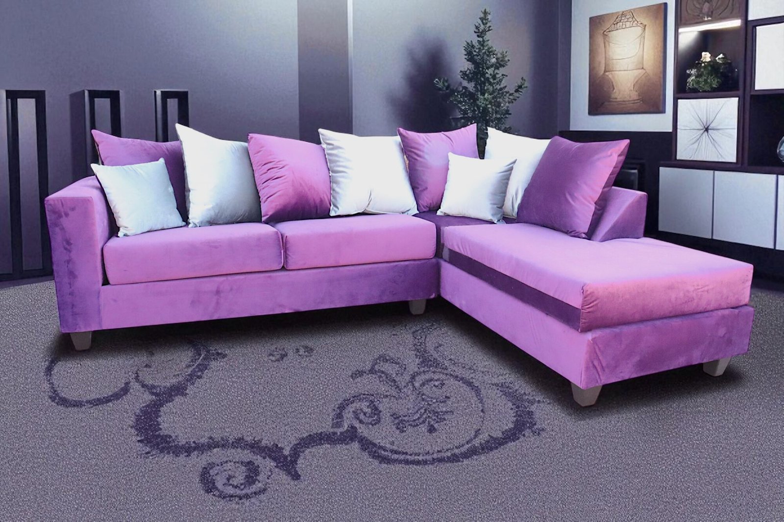 Sectional Violet