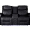 Nancy 3PC Recliner Set Black