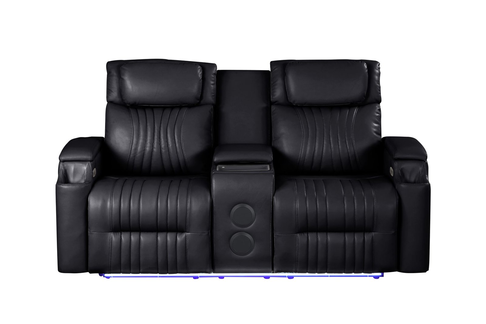 Nancy 3PC Recliner Set Black