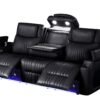 Nancy 3PC Recliner Set Black