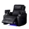 Nancy 3PC Recliner Set Black
