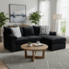 Midnight Sectional (Reversible Chaise)