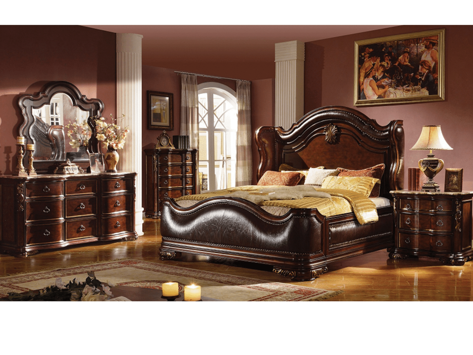Bella Walnut Bedroom Set