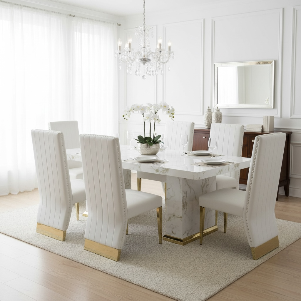 Vera 7 Pc Dining Set