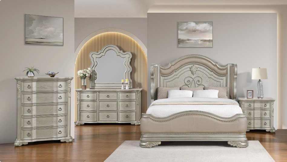 Bella Champagne Bedroom Set